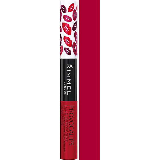 Rimmel London Provocalips 16HR Kiss Proof Lip Colour lesk na rty 550 Play With Fire 4 ml a 3 ml