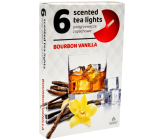 Tea Lights Bourbon i wanilia pachnące świeczki zapachowe 6 sztuk