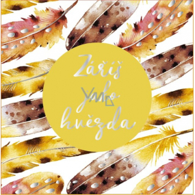 Albi Mléčná čokoláda s peříčky Záříš jako hvězda 75 g Albi Mléčná čokoláda s peříčky Záříš jako hvězda 75 g