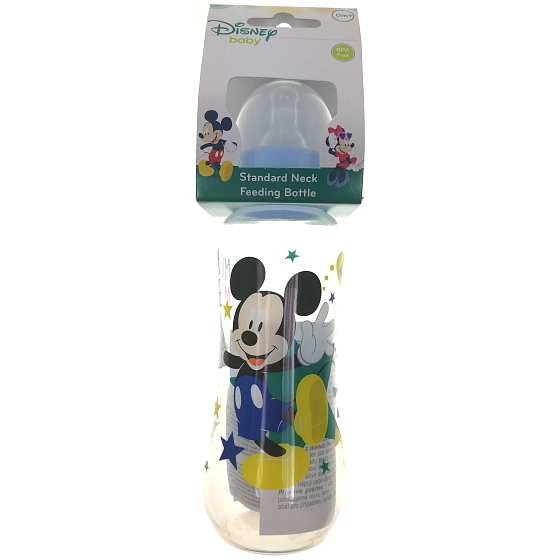 Disney Baby Mickey Mouse kojenecká láhev pro děti od 0 měsíců 250 ml
