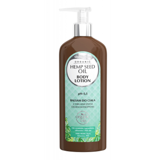 Biotter GlySkinCare Organický konopný olej tělový balzám pro suchou a velmi suchou pokožku 250 ml