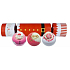 Bomb Cosmetics Father Christmas Cracker šumivý balistik do koupele 3 x 160 g, kosmetická sada