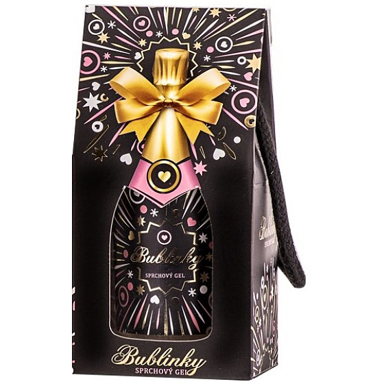 Moje Bublinky sprchový gel lahvička černá 150 ml
