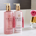 Grace Cole Warm Vanilla & Sandalwood - Vanilka a santalové dřevo tekuté mýdlo na ruce 300 ml + jemné mléko na ruce 300 ml, kosmetická sada pro ženy