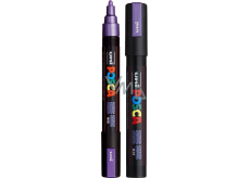 Posca Uniwersalny akrylowy pisak 1,8 - 2,5 mm Metaliczny fioletowy PC-5M