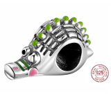 Charm Srebrny 925 Aligator, koralik na bransoletkę zwierzę