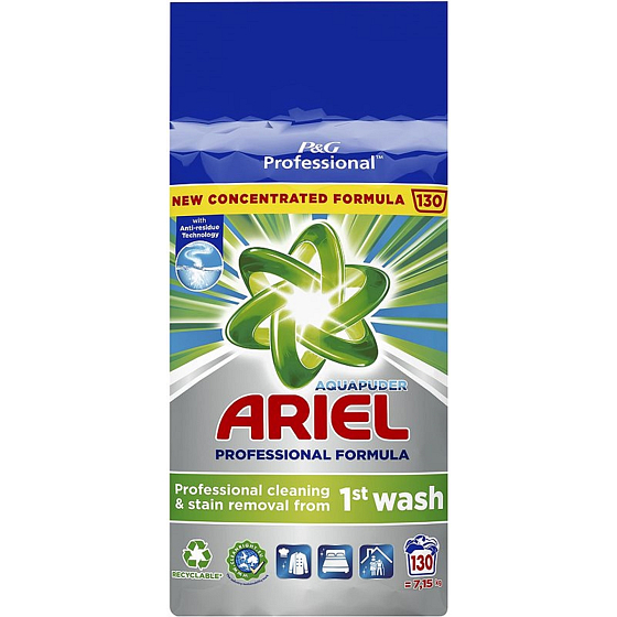 Ariel Aquapuder Color uniwersalny proszek do prania do kolorowych ubrań 130 dawek 7,15 kg