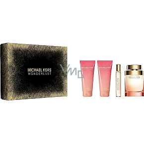 Michael Kors Wonderlust woda perfumowana dla kobiet 100 ml + mleczko do ciała 100 ml + woda perfumowana 10 ml, zestaw prezentowy dla kobiet