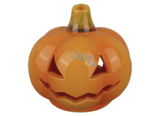 Świeca ceramiczna dynia Halloween 8,5 x 8 cm