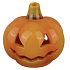 Świeca ceramiczna dynia Halloween 8,5 x 8 cm