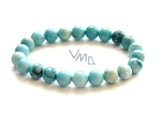 Bransoletka Larimar 8mm/16 - 17cm, AA miłość, spokój, równowaga