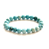 Bransoletka Larimar 8mm/16 - 17cm, AA miłość, spokój, równowaga