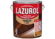Lazurol Topdecor S1035 tenkovrstvá lazura na dřevo T021 ořech, 2,5 l