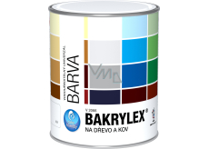 Bakrylex Univerzál mat V2066 farba do drewna i metalu 0220 średni brąz, 700 g