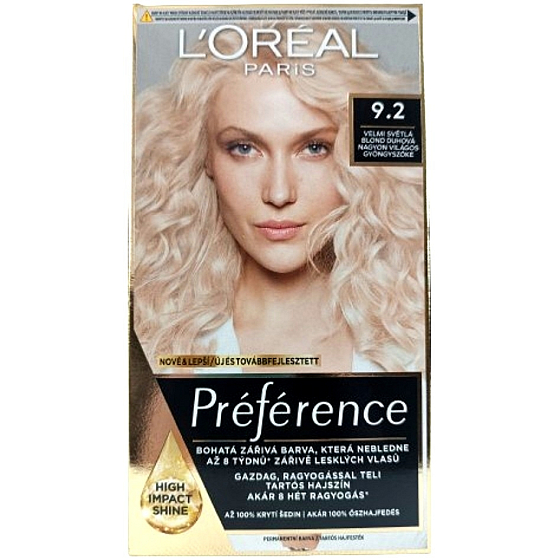 Loreal Paris Préférence farba do włosów 9.2 Warsaw Bardzo jasny blond tęczowy