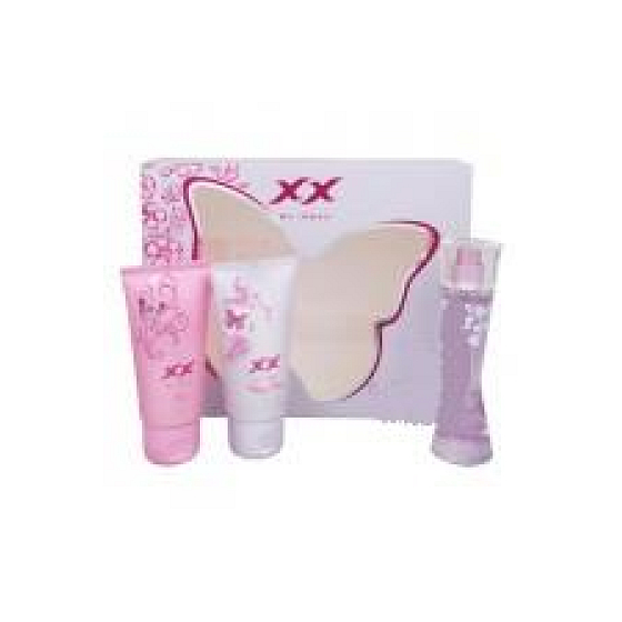 Mexx XX Very Nice toaletní voda 20 ml + sprchový gel + tělové mléko, dárková sada