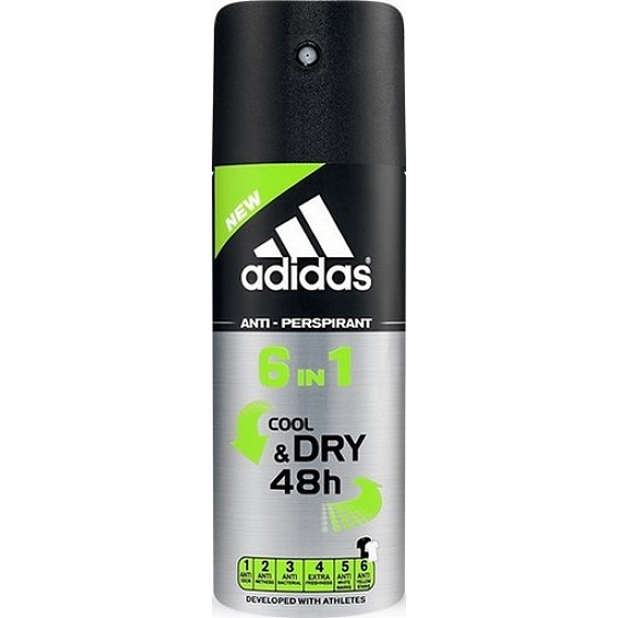 Adidas Cool & Dry 48h 6v1 antiperspirant deodorant sprej pro muže 150 ml