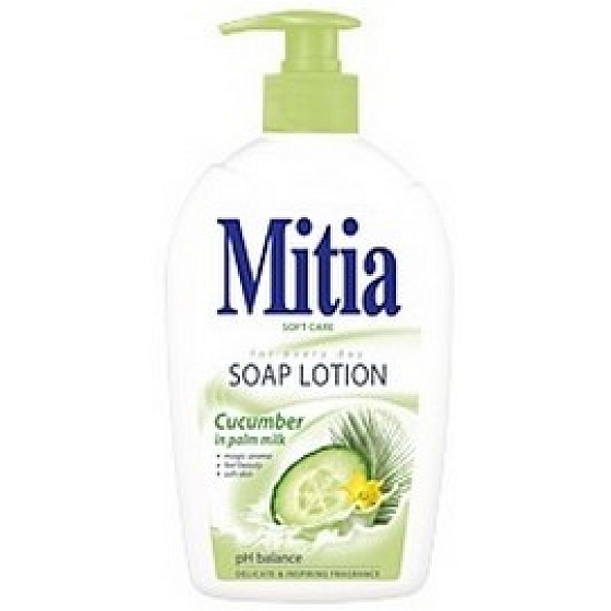 Mitia Cucumber In Palm milk krémové tekuté mýdlo dávkovač 500 ml