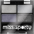 Miss Sporty Studio Colour Quattro oční stíny 401 Smoky Blue Eyes 3,2 g
