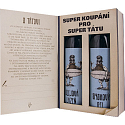 Bohemia Gifts Pohádka o tátovi pohádka, sprchový gel 250 ml + olejová lázeň 200 ml (s příjemnou citrusovou vůní), kniha kosmetická sada