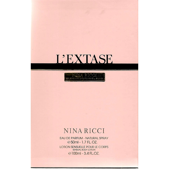 Nina Ricci L Extase parfémovaná voda 50 ml + tělové mléko 100 ml, dárková sada