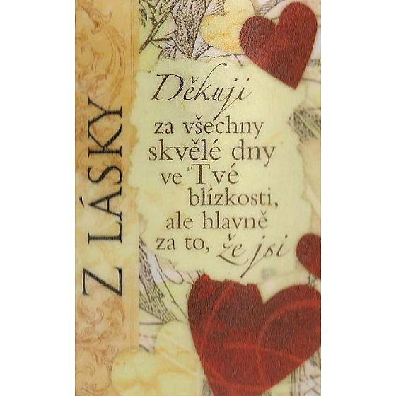 Albi Baterka do kabelky Z lásky 8,5 x 5,5 cm