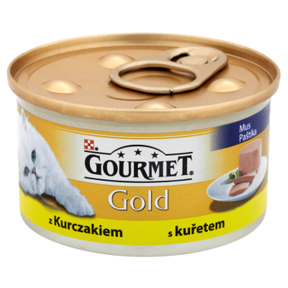 Gourmet Gold Cat Kurczakowa delikatna konserwa dla dorosłych kotów 85 g