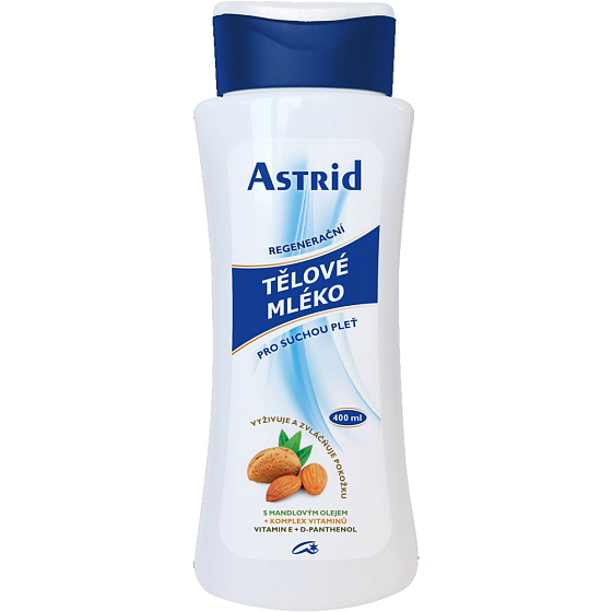 Astrid Regenerační tělové mléko pro suchou pleť 400 ml rodinné balení