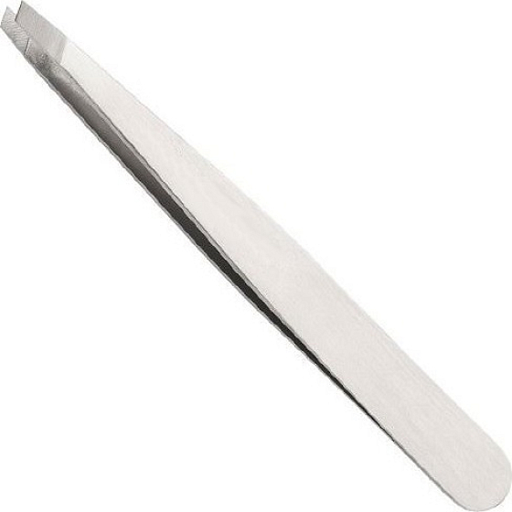 Pinzeta šikmá stříbrná 9,5 cm