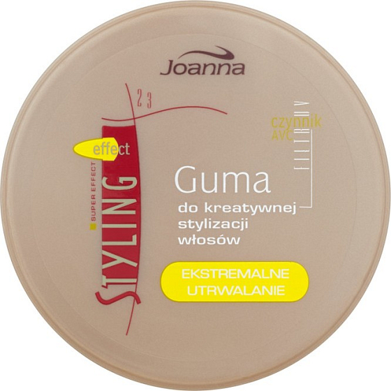 Joanna Styling Effect Guma do kreatywnej stylizacji włosów extra formująca 100 g