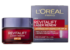 Loreal Paris Revitalift Laser Renew Advanced Anti-Ageing Care SPF 20 krem na dzień do korekcji zmarszczek 50 ml