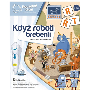 Albi Magiczne czytanie interaktywna mówiąca książka Kiedy roboty paplają, wiek 3+