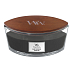 WoodWick Black Peppercorn - Černé zrnko pepře vonná svíčka s dřevěným širokým knotem a víčkem sklo loď 453 g