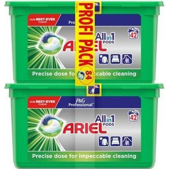 Ariel All in 1 Pods Regular gelové kapsle univerzální na praní 84 kusů 816 g