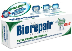 Biorepair Total Protective Repair pasta do zębów pomaga pokrywać odsłonięte szyjki zębowe, zmniejsza wrażliwość 75 ml