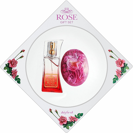Royal Rose woda perfumowana dla kobiet 15 ml + mydło glicerynowe 50 g, zestaw prezentowy