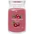 Yankee Candle Black Cherry - Dojrzałe wiśnie zapachowa świeczka Signature duża szklana 2 knoty 567 g