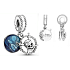 Charm Srebrna 925 Disney Piraci z Karaibów 2w1, zawieszka na bransoletkę film