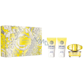Versace Yellow Diamond Pour Femme woda toaletna 50 ml + balsam do ciała 50 ml + żel pod prysznic 50 ml, zestaw prezentowy dla kobiet