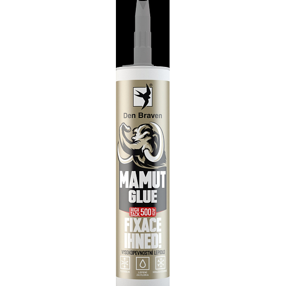 Den Braven Mamut Glue High Tack uniwersalne klej montażowy, szary, 290 ml
