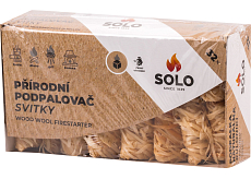 Solo naturalna wełna drzewna podpalacz rolki, 32 podpalaczy