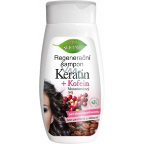 BIO BIONE KERATIN + KOFEIN Szampon regenerujący 260 ml