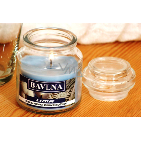 Lima Aroma Dreams Bawełna aromatyczna świeczka szklanka z wieczkiem 120 g