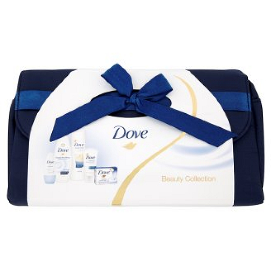 Dove Beauty sprchový gel 250 ml + deodorant sprej 50ml + tělové mléko 250ml + krém 75ml + mýdlo 100 g, kosmetická sada