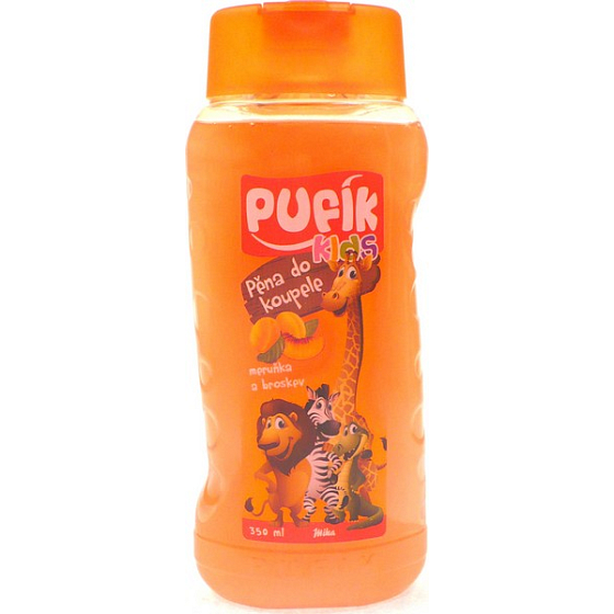 Mika Pufík Meruňka a Broskev pěna do koupele 350 ml
