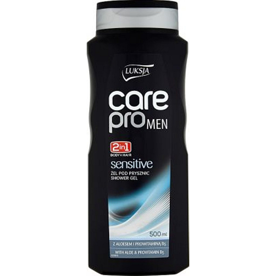 Luksja Care Pro Men Sensitive sprchový gel 500 ml