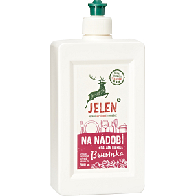 Jelen na naczynia Brusinka środek, 500 ml Jelen na naczynia Brusinka środek, 500 ml