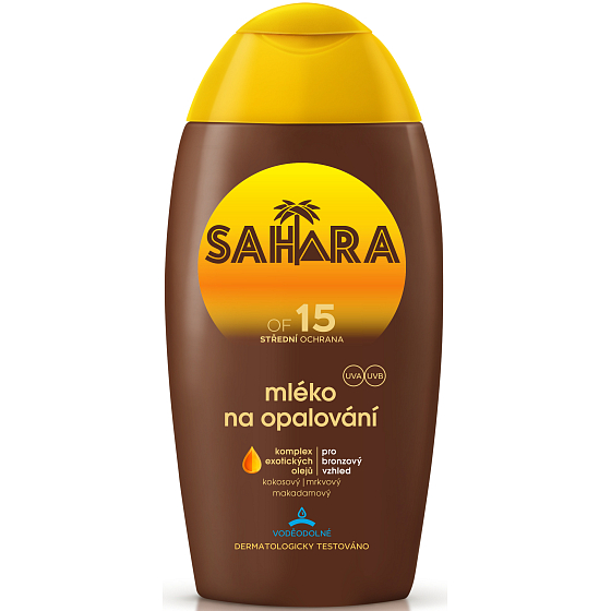 Astrid Sahara OF15 voděodolné mléko na opalování 200 ml