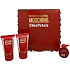 Moschino Cheap And Chic Chic Petals toaletní voda 4,9 ml + tělové mléko 25 ml + sprchový gel 25 ml, dárková sada
