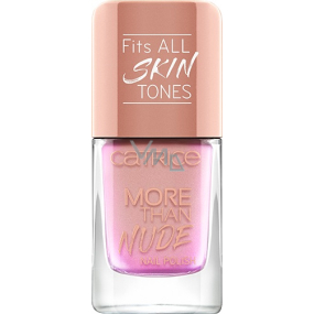 Catrice More Than Nude Nail Polish lak na nehty 05 Rosey-o & Sparklet 10,5 ml Catrice More Than Nude Nail Polish lak na nehty 05 Rosey-o & Sparklet 10,5 ml
